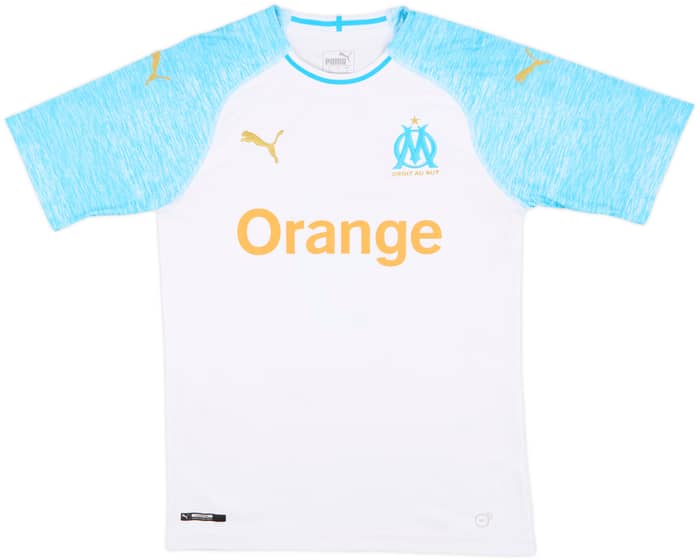 2018-19 Olympique Marseille Home Shirt Balotelli #9 - 8/10 - (S)