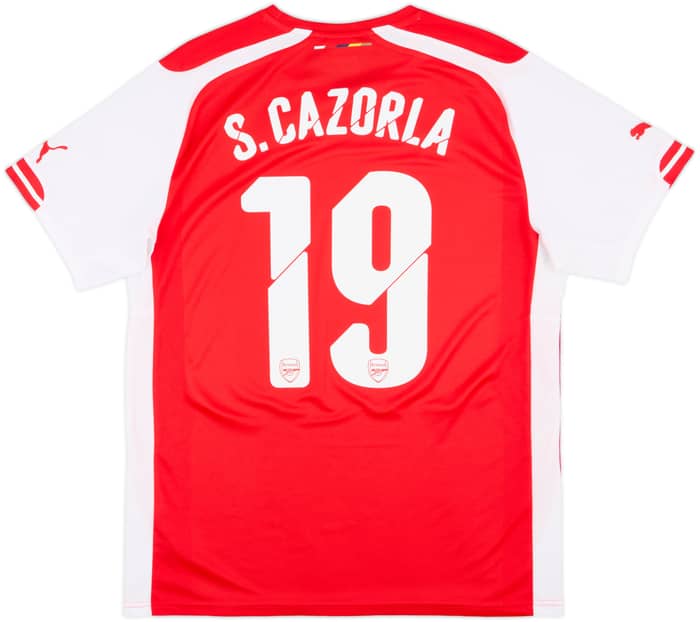 2014-15 Arsenal Home Shirt S.Cazorla #19 - 9/10 - (L)