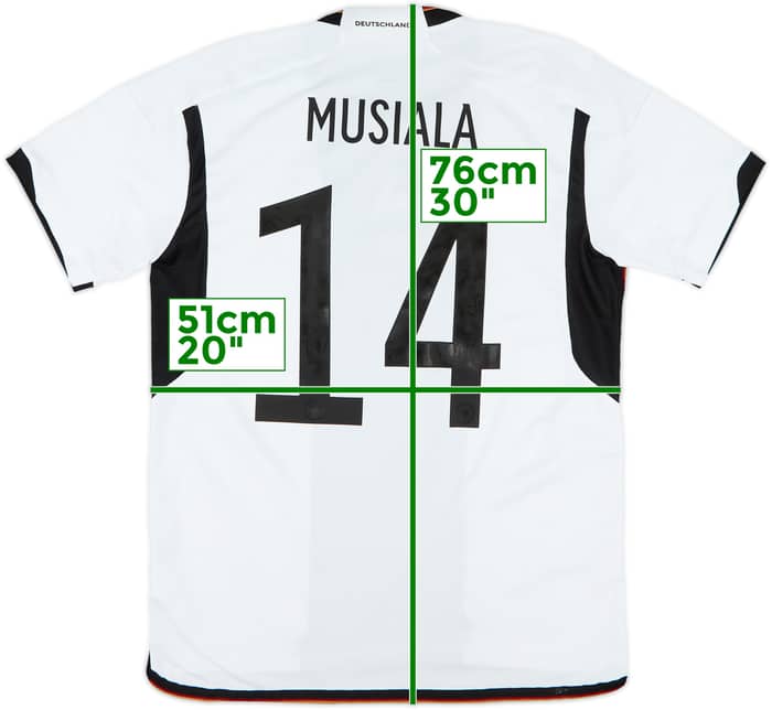 2022-23 Germany Home Shirt Musiala #14 - 10/10 - (M)