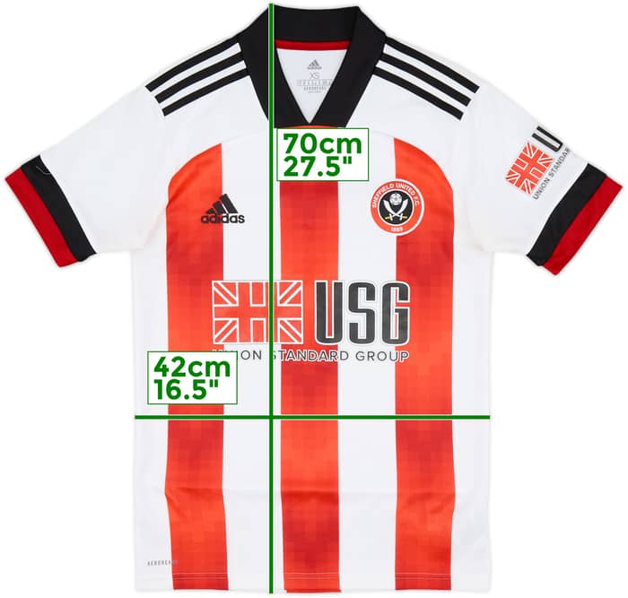 2020-21 Sheffield United Home Shirt - 9/10 - (XS)