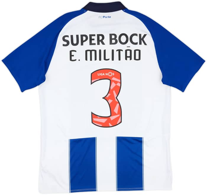 2018-19 FC Porto Home Shirt E.Militao #3 - 8/10 - (M)