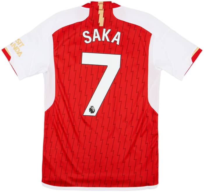 2023-24 Arsenal Home Shirt Saka #7 - 8/10 - (S)