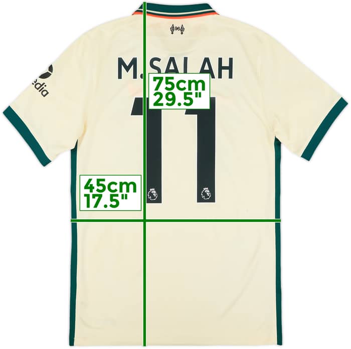 2021-22 Liverpool Away Shirt M.Salah #11 - 9/10 - (S)