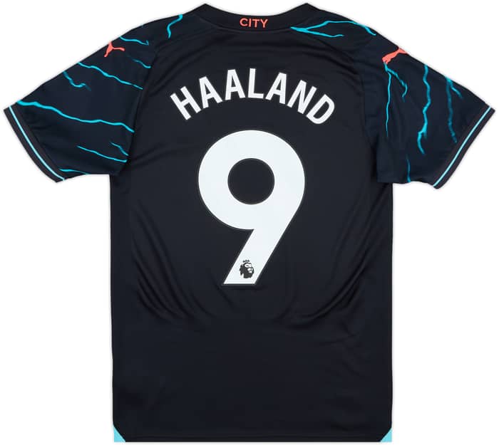 2023-24 Manchester City Third Shirt Haaland #9 - 10/10 - (S)
