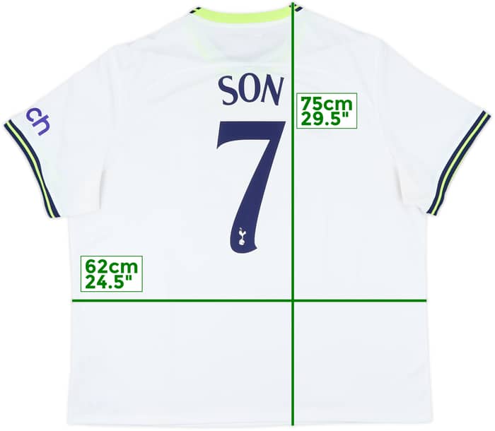 2022-23 Tottenham Home Shirt Son #7 - 8/10 - (3XL)