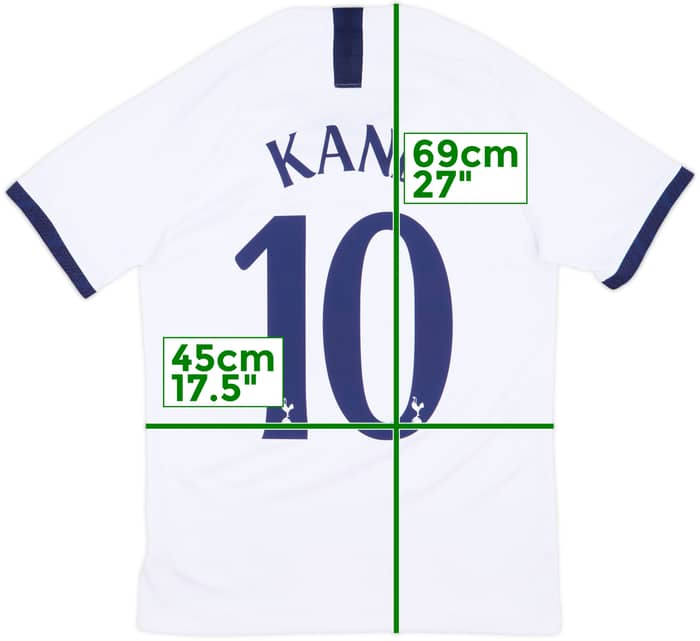 2019-20 Tottenham Home Shirt Kane #10 - 10/10 - (S)
