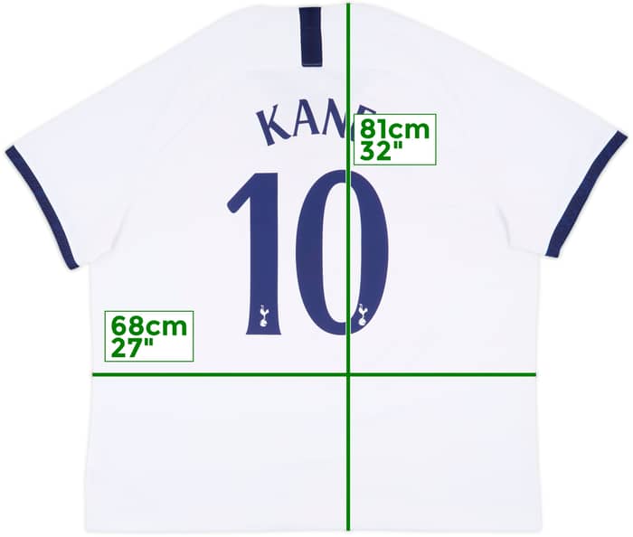 2019-20 Tottenham Home Shirt Kane #10 - 7/10 - (3XL)