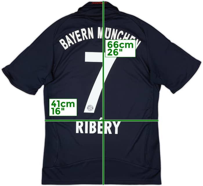 2008-09 Bayern Munich Away Shirt Ribery #7 - 6/10 - (S)