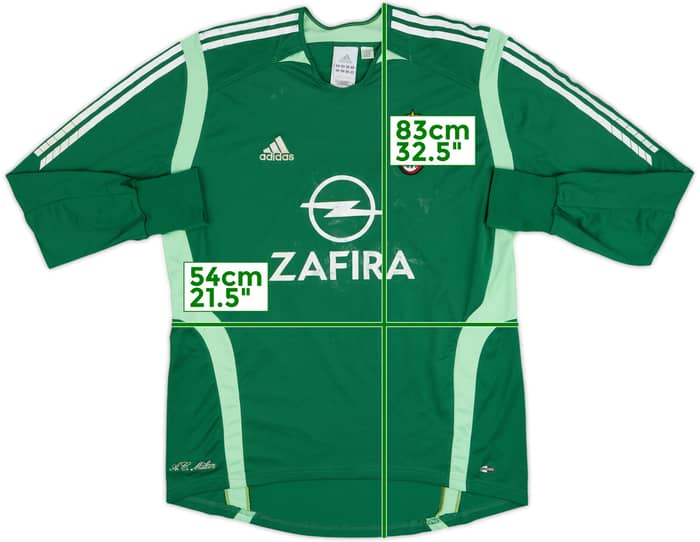 2005-06 AC Milan GK Shirt #1 - 5/10 - (L)