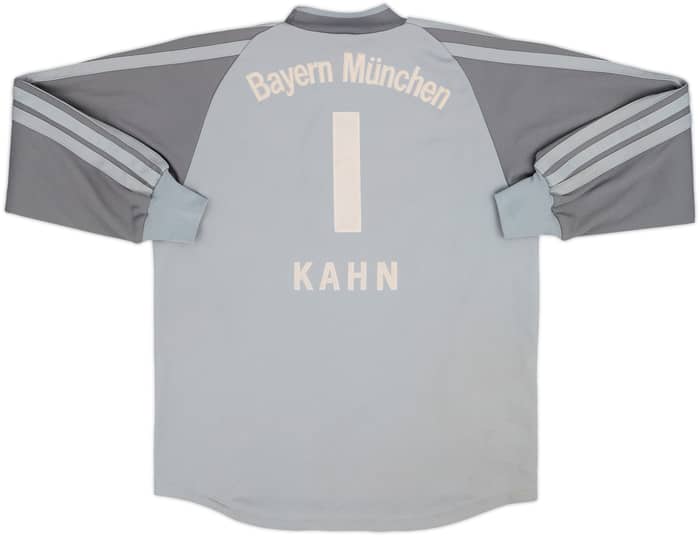 2001-02 Bayern Munich GK Shirt Kahn #1 - 8/10 - (Y)