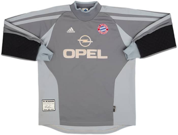 2001-02 Bayern Munich GK Shirt Kahn #1 - 8/10 - (Y)