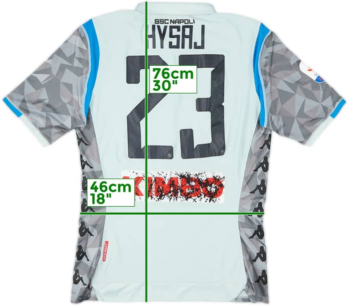 2018-19 Napoli Third Shirt Hysaj #23 - 4/10 - (XL)