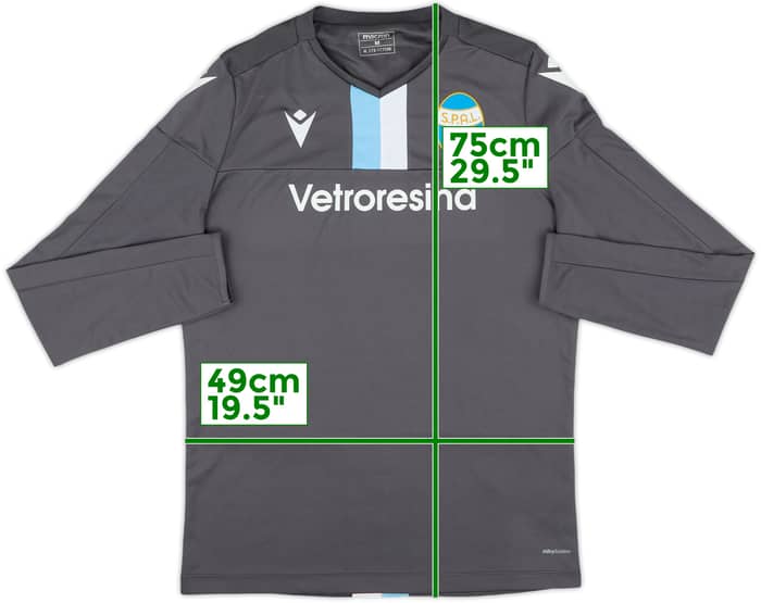 2019-20 SPAL Macron Training L/S Shirt - 10/10 - (M)