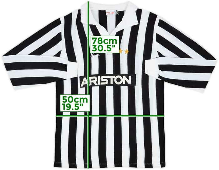 1982-83 Juventus Home L/S Shirt #8 (Tardelli) - 6/10 - (M)