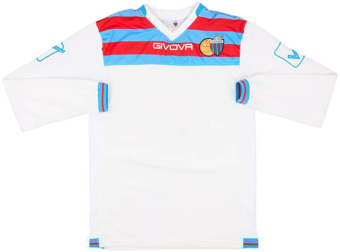 2013-14 Catania Away L/S Shirt #17 - 5/10 - (L)