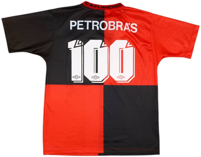 1995-96 Flamengo Centenary Fourth Shirt #100 - 6/10 - (L)