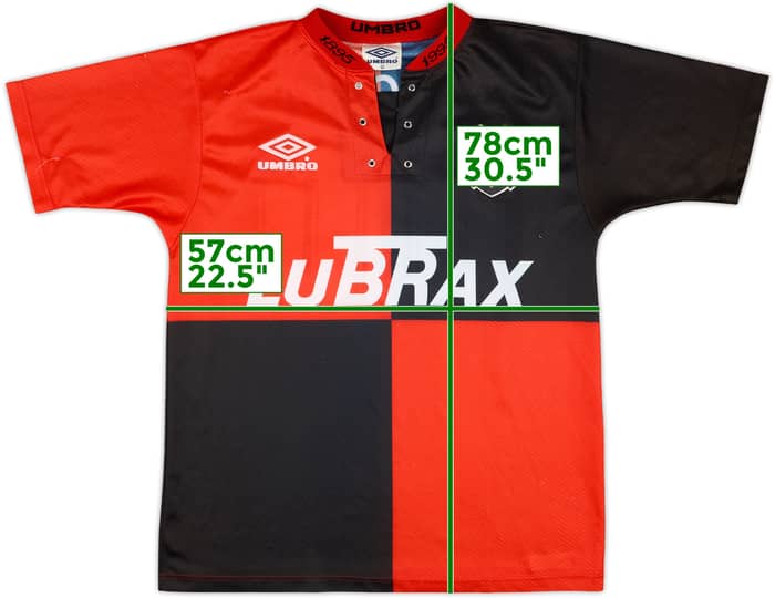 1995-96 Flamengo Centenary Fourth Shirt #100 - 6/10 - (L)