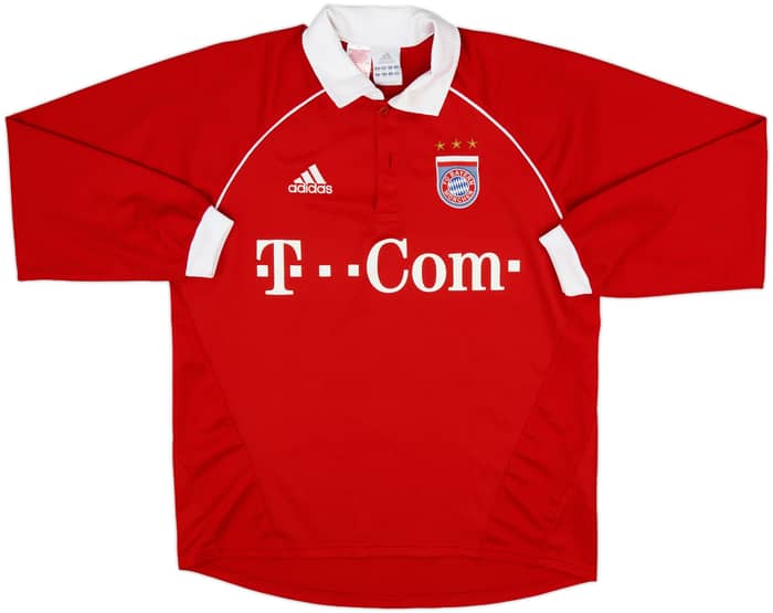 2005-06 Bayern Munich Home L/S Shirt Ballack #13 - 5/10 - (XL.Boys)