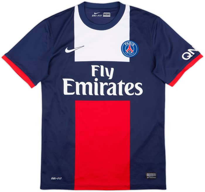 2013-14 Paris Saint-Germain Home Shirt Beckham #32 - 8/10 - (S)