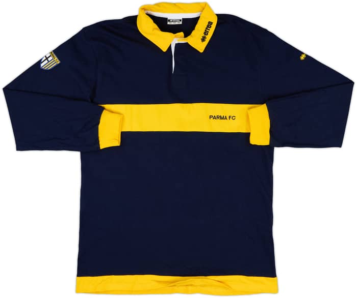 2006-07 Parma Errea Rugby Polo L/S Shirt - 9/10 - (XXL)