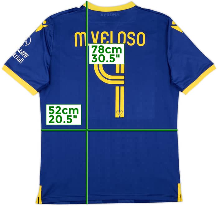 2019-20 Hellas Verona Home Shirt M.Veloso #4 - 7/10 - (XL)