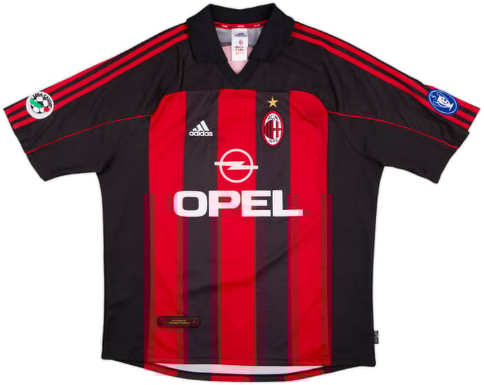 2000-02 AC Milan Home Shirt Shevchenko #7 - 4/10 - (XL)