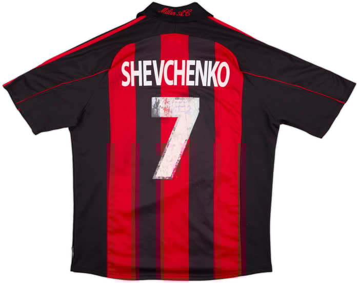 2000-02 AC Milan Home Shirt Shevchenko #7 - 4/10 - (XL)