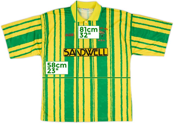 1992-93 West Brom Third Shirt - 9/10 - (XL)