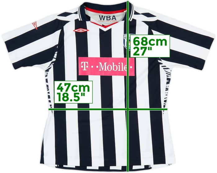 2007-08 West Brom Home Shirt - 8/10 - (Women's L)