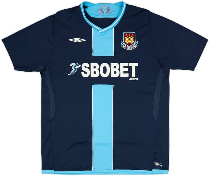 2009-10 West Ham Away Shirt Noble #16 - 10/10 - (XL)