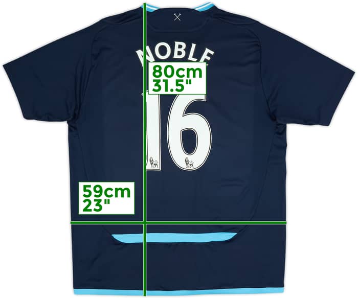 2009-10 West Ham Away Shirt Noble #16 - 10/10 - (XL)