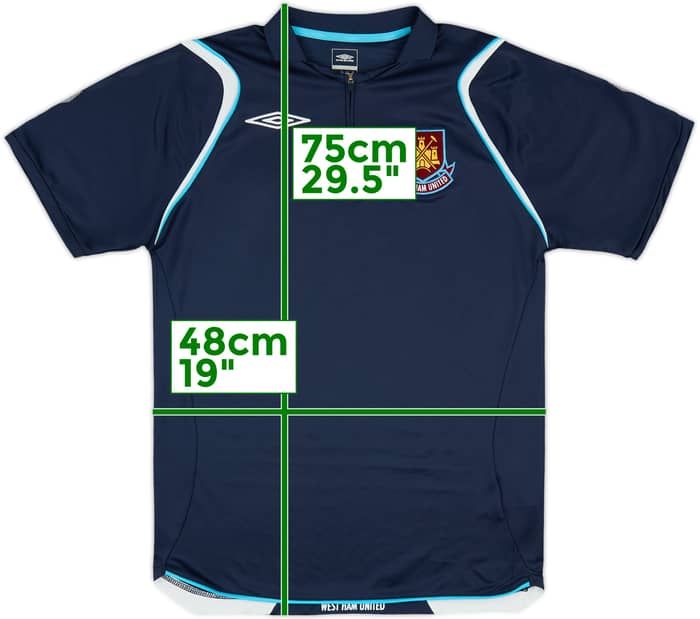 2008-09 West Ham Umbro Training Shirt - 8/10 - (S)