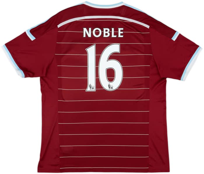 Camiseta de local del West Ham 2014-15 Noble #16 - 6/10 - (XXL)