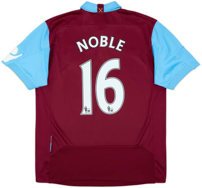 2010-11 West Ham Home Shirt Noble #16 - 9/10 - (S)