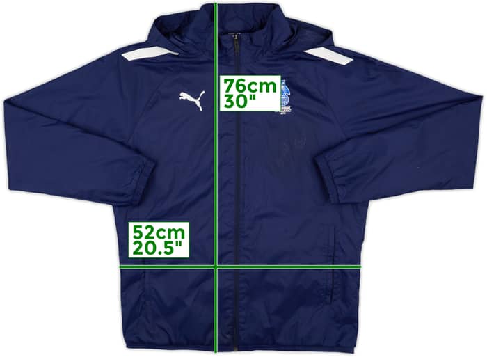 2010-11 Puma Template Hooded Rain Jacket (Oldham) - 8/10 - (L)