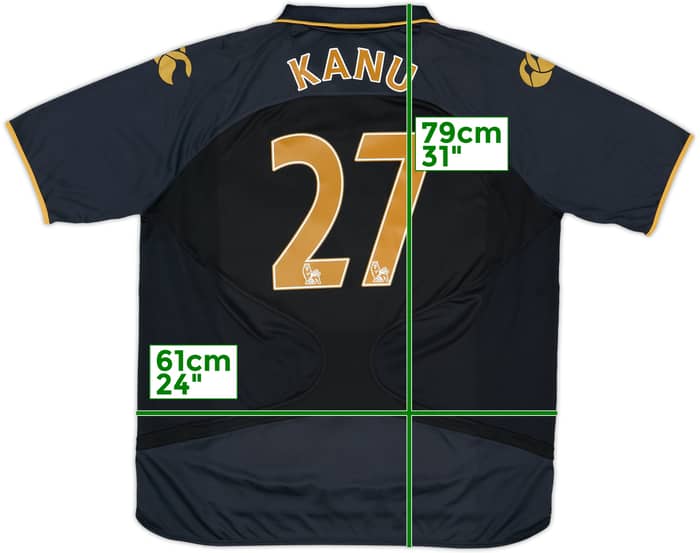 2008-09 Portsmouth Third Shirt Kanu #27 - 8/10 - (XXL)
