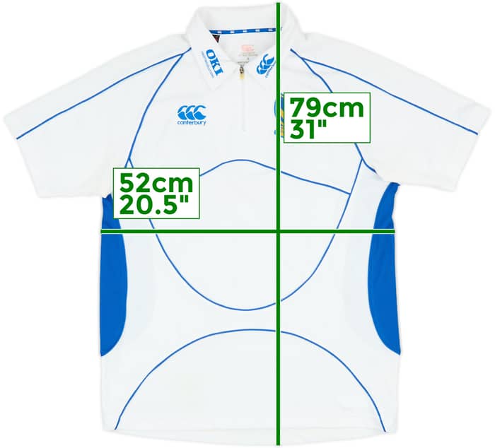 2008-09 Portsmouth Canterbury 1/4 Zip Polo Shirt - 7/10 - (M)