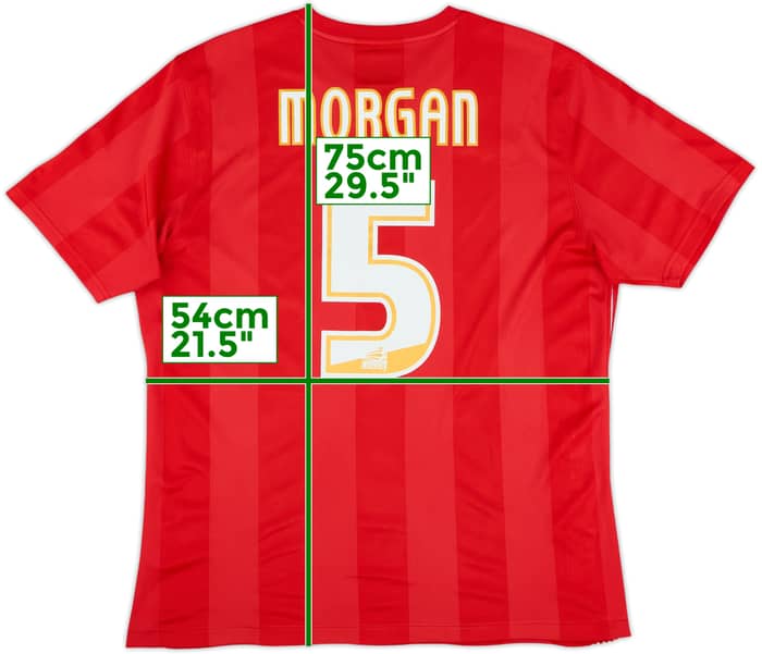 2010-11 Nottingham Forest Home Shirt Morgan #5 - 8/10 - (L)