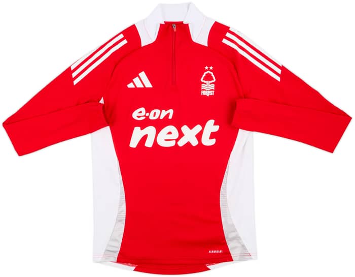 2024-25 Nottingham Forest adidas 1/4 Zip Training Top - 8/10 - (S)