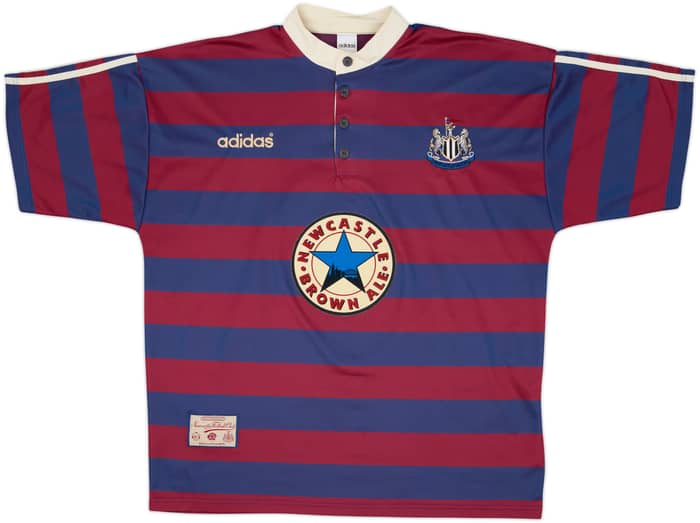 1995-96 Newcastle Away Shirt Ginola #14 - 8/10 - (XL)