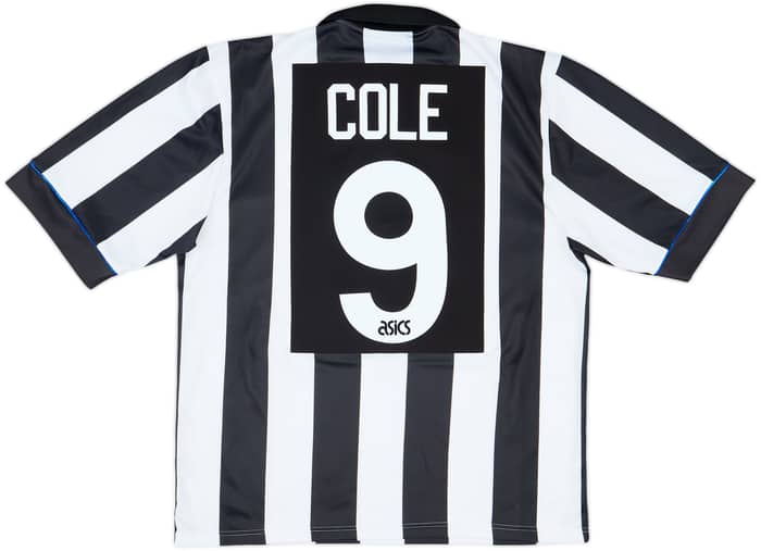 1993-95 Newcastle Home Shirt Cole #9 - 9/10 - (L)