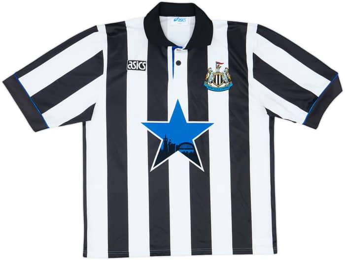 1993-95 Newcastle Home Shirt Cole #9 - 9/10 - (L)