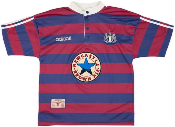 1995-96 Newcastle Away Shirt Ginola #14 - 8/10 - (S)