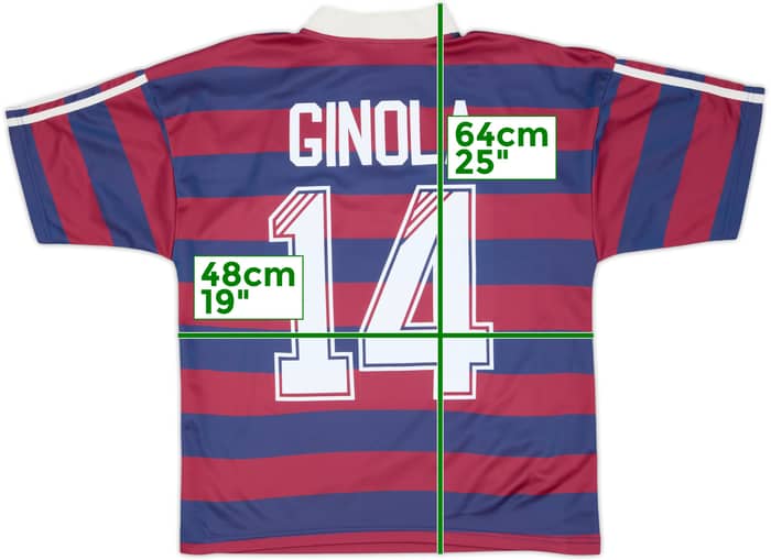 1995-96 Newcastle Away Shirt Ginola #14 - 8/10 - (S)