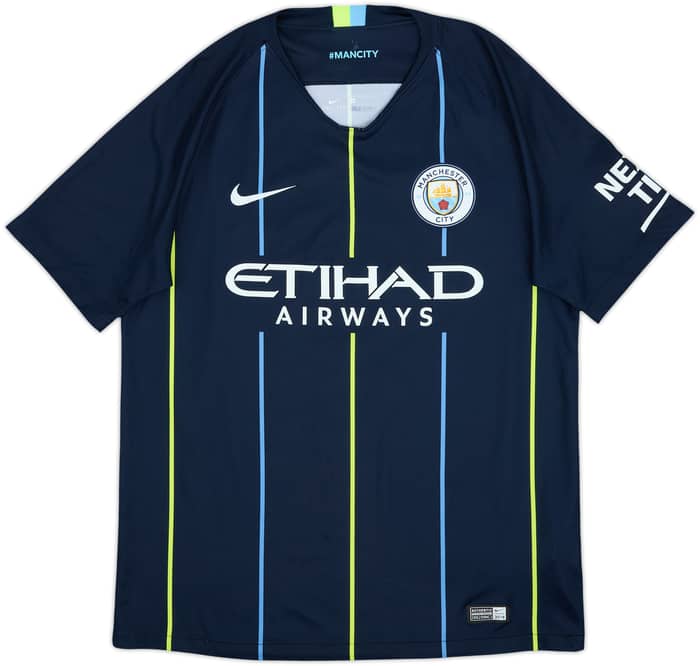 2018-19 Manchester City Away Shirt De Bruyne #17 - 10/10 - (M)