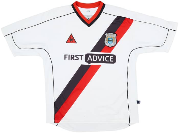 2002-03 Manchester City Away Shirt Goater #10 - 8/10 - (S)