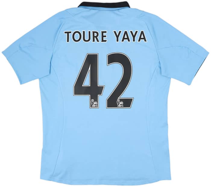 2012-13 Manchester City Home Shirt Toure Yaya #42 - 9/10 - (L)