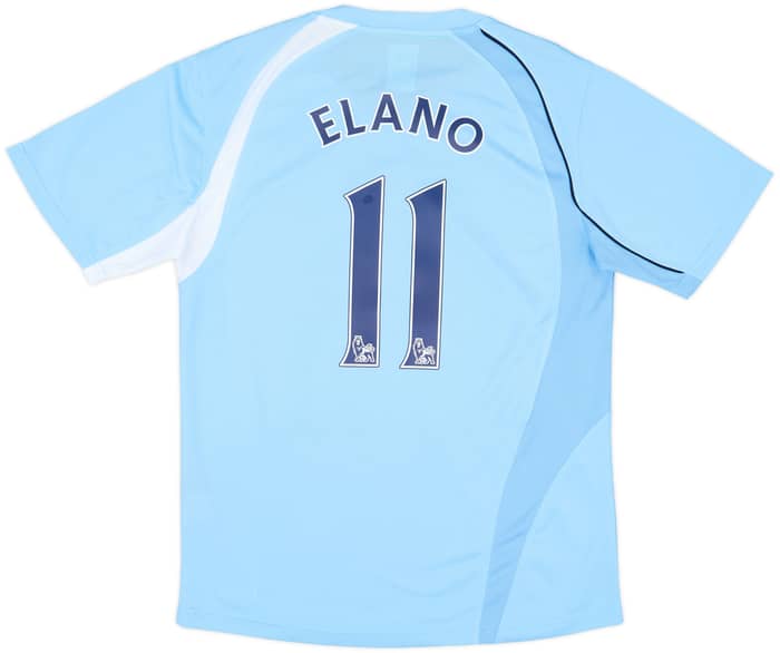2008-09 Manchester City Home Shirt Elano #11 - 8/10 - (M)