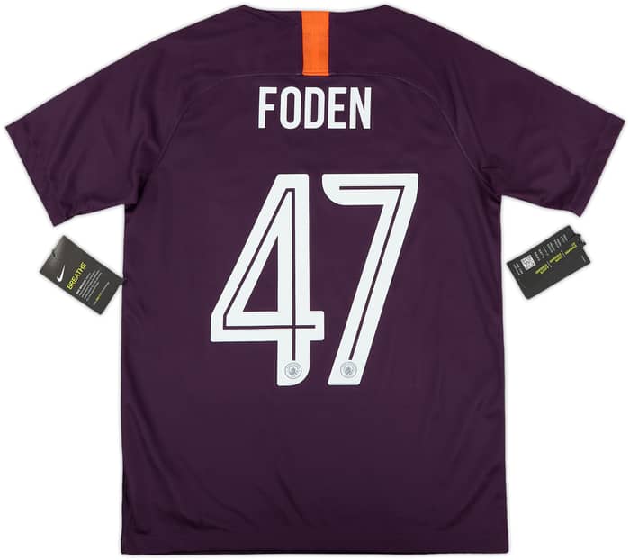 2018-19 Manchester City Third Shirt Foden #47 (XL.Boys)