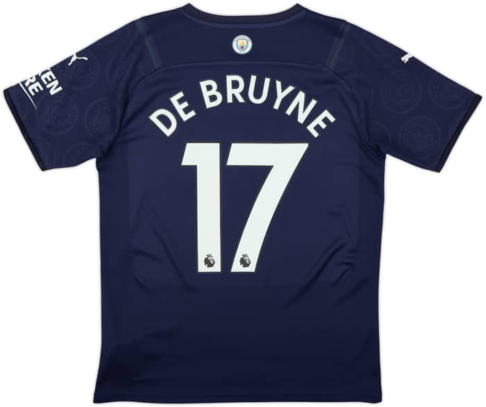 2021-22 Manchester City Third Shirt De Bruyne #17 - 8/10 - (M)